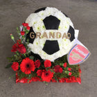 bespoke football funeral tribute