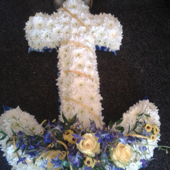 Anchor funeral tribute design