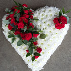 Closed based heart tribute