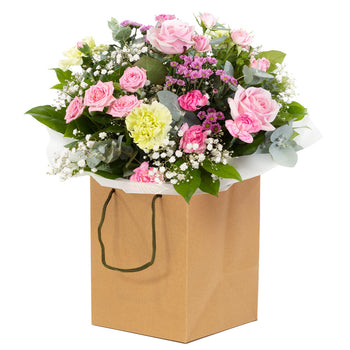 Mother’s Day. Hand tied bouquet