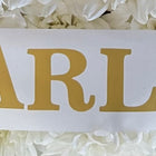 Ribbon with letters