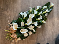 Tied Spray, Tied Sheaf - White Calla Lily
