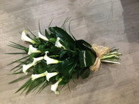 Tied Spray, Tied Sheaf - White Calla Lily