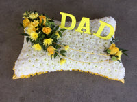 Funeral tribute pillows