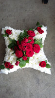 Cushion funeral tribute