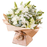 Florist choice hand-tied aqua pack ( bubble of water )bouquet
